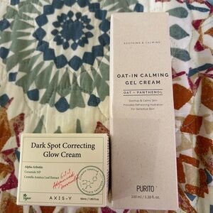 Purito & Axis-Y set- gel/glow cream